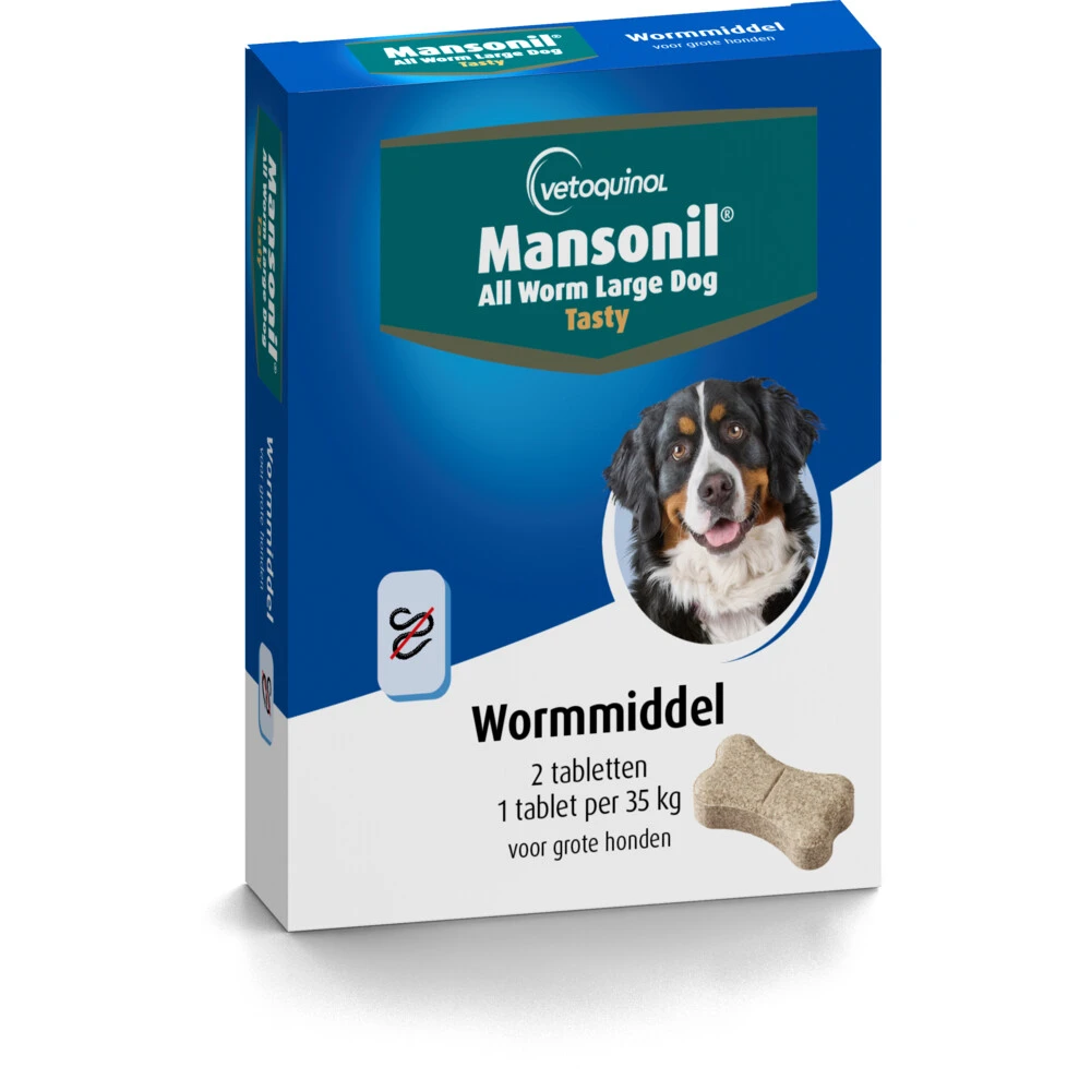 Mansonil All Worm Tasty Ontworming Tabletten Hond 3 Mansonil All Worm Tasty Ontworming Tabletten Hond