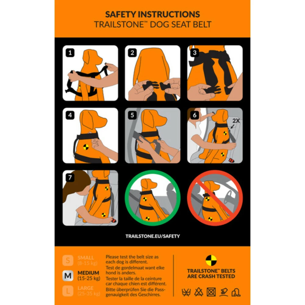 Trailstone Dog Seat Belt Medium 5 Trailstone Dog Seat Belt Medium - Afbeelding 3