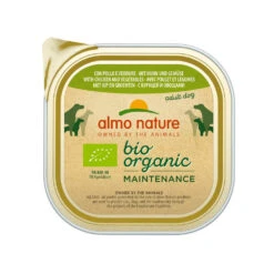 9x Almo Nature Bio Organic Maintenance Hondenvoer Kip En Groenten