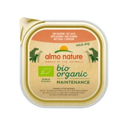 9x Almo Nature Bio Organic Maintenance Hondenvoer Zalm