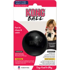 Kong Extreme Ball Zwart M -Honden Benodigdheden 1021670 3