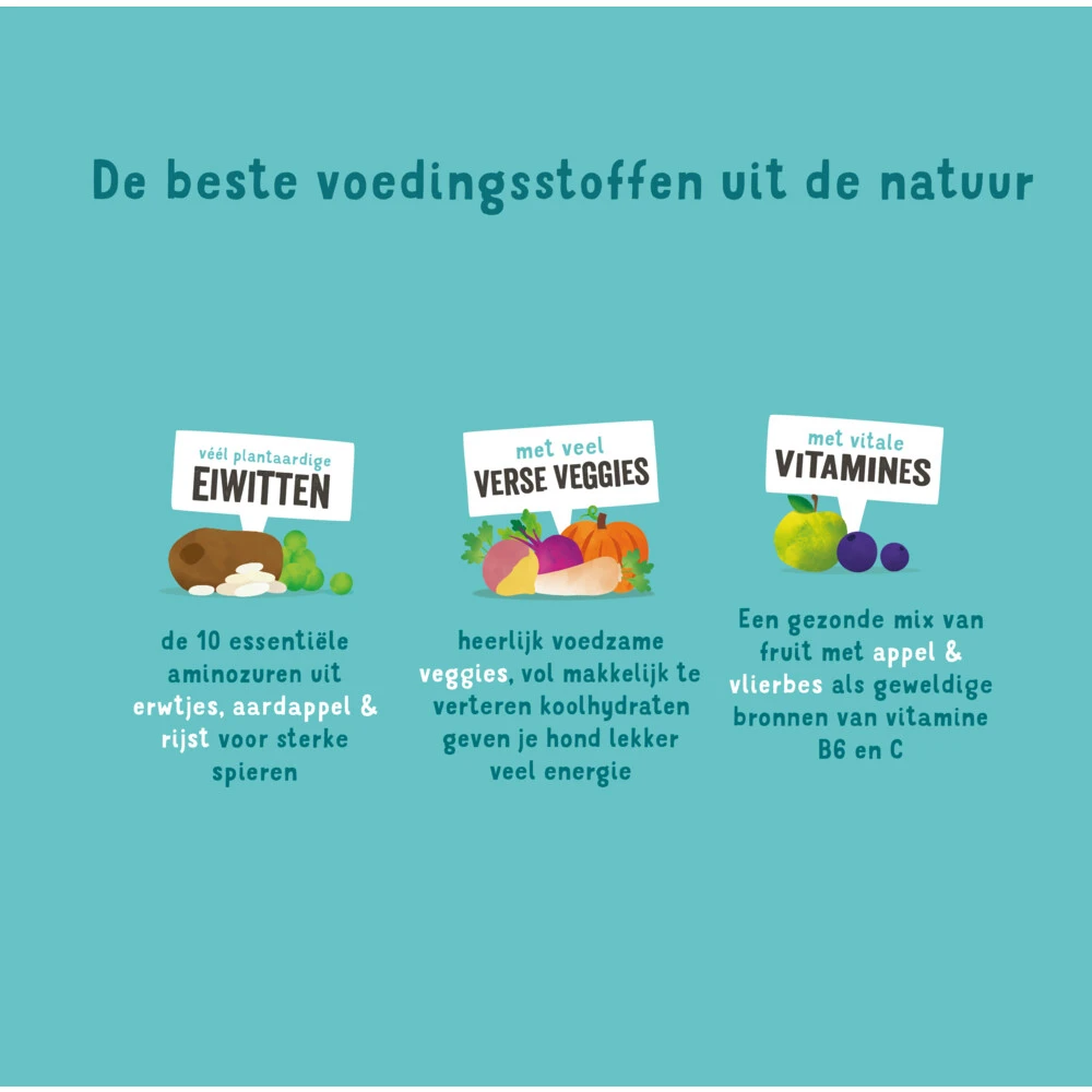 Edgard & Cooper Plantaardig Hondenvoer Rode Biet - Pompoen 6 Edgard & Cooper Plantaardig Hondenvoer Rode Biet - Pompoen - Afbeelding 4