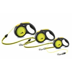 Flexi Rollijn New Neon Cord Geel 7 Flexi Rollijn New Neon Cord Geel -Honden Benodigdheden 1031149 3