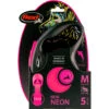 Flexi Rollijn New Neon Tape Roze