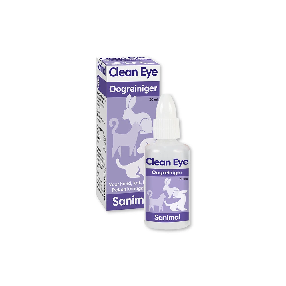 Sanimal Clean Eye Oogreiniger 3 Sanimal Clean Eye Oogreiniger