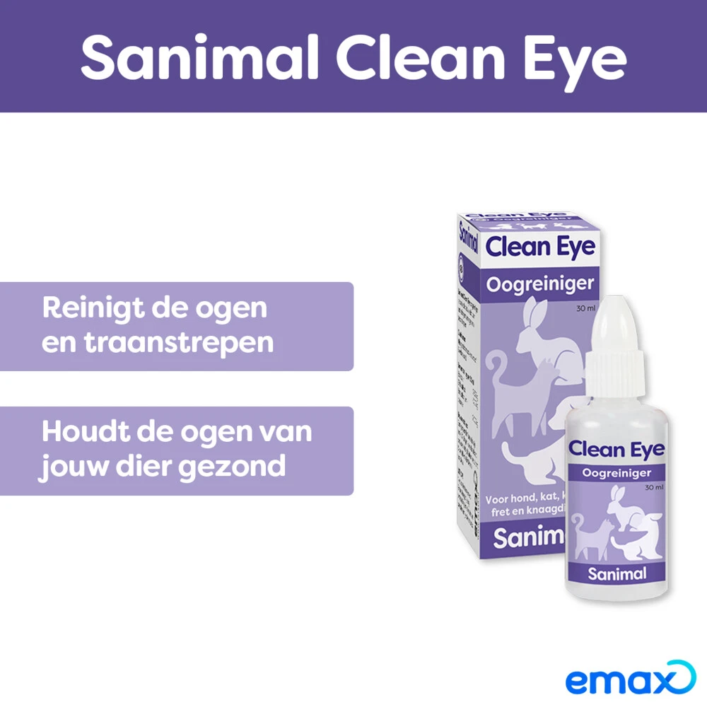 Sanimal Clean Eye Oogreiniger 6 Sanimal Clean Eye Oogreiniger - Afbeelding 4