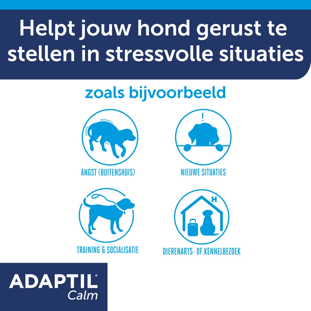 Adaptil Calm Anti-Stress Halsband M - L 4 Adaptil Calm Anti-Stress Halsband M - L - Afbeelding 2