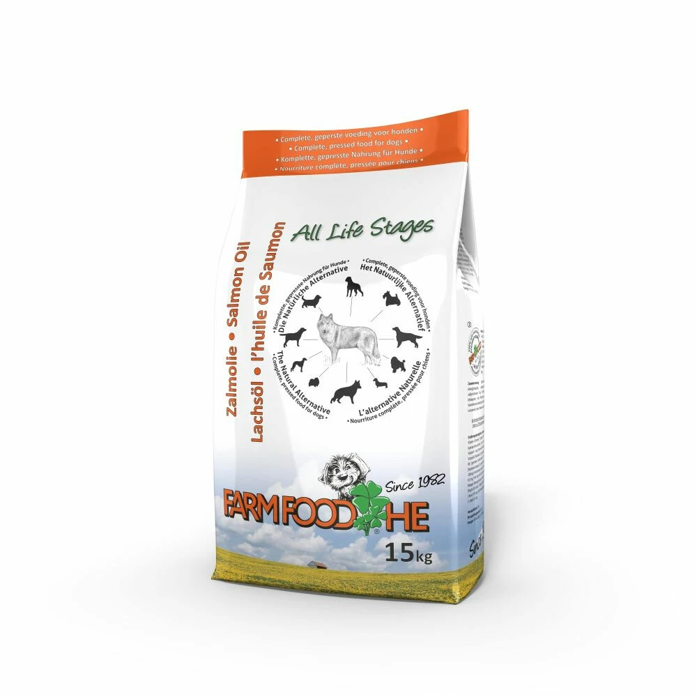Farmfood HE Hondenvoer Met Zalmolie 3 Farmfood HE Hondenvoer Met Zalmolie