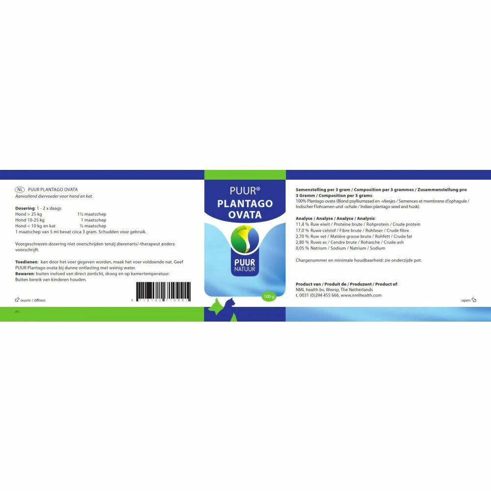 PUUR Plantago Ovata 5 PUUR Plantago Ovata - Afbeelding 3