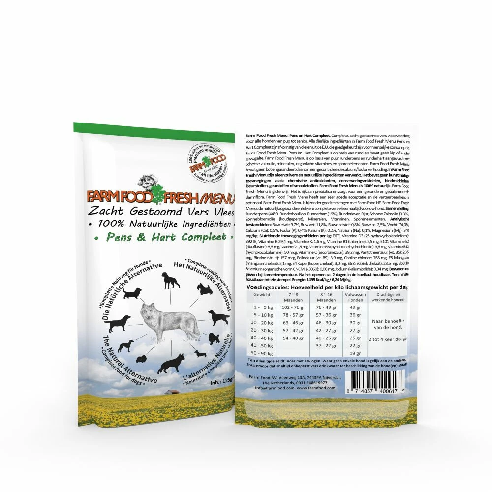 16x Farmfood Fresh Menu Pens En Hart 4 16x Farmfood Fresh Menu Pens En Hart - Afbeelding 2
