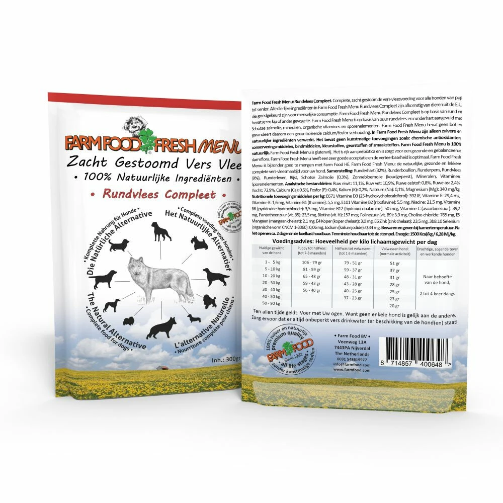 6x Farmfood Fresh Menu Rundvlees 4 6x Farmfood Fresh Menu Rundvlees - Afbeelding 2